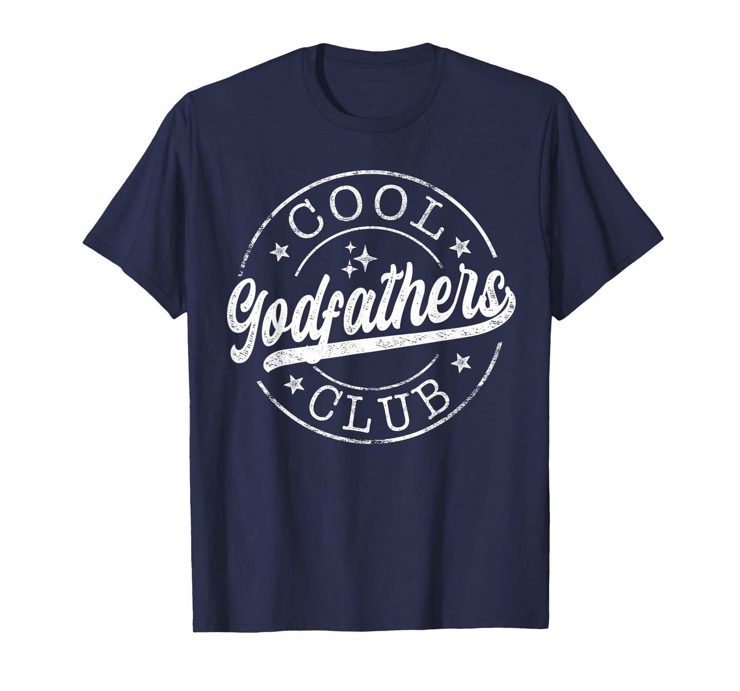 Cool Godfathers Club Emblem Design Father's Day Godfather T-Shirt