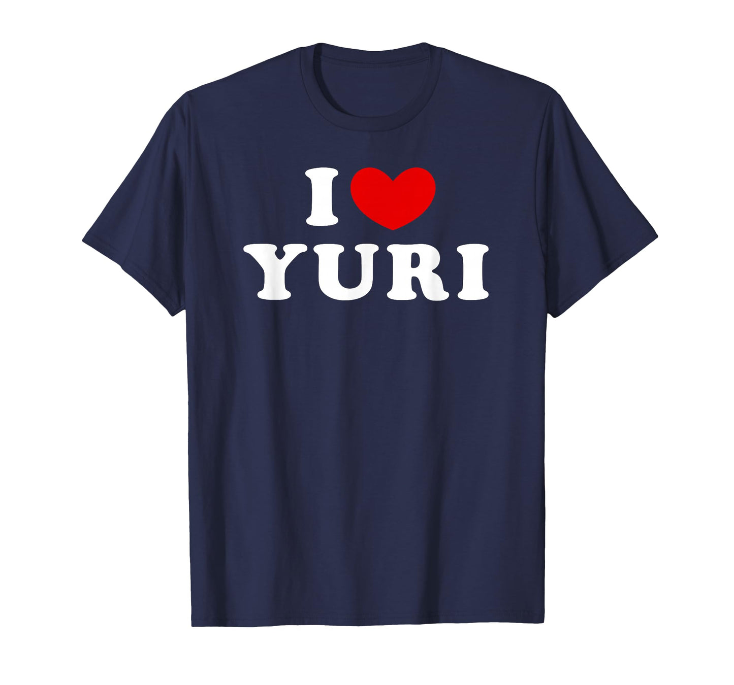 I Love Yuri, I Heart Yuri T-Shirt, Small