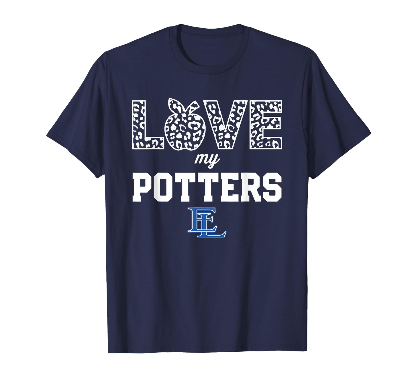 East Liverpool Potters Logo Love My Team HS T-Shirt