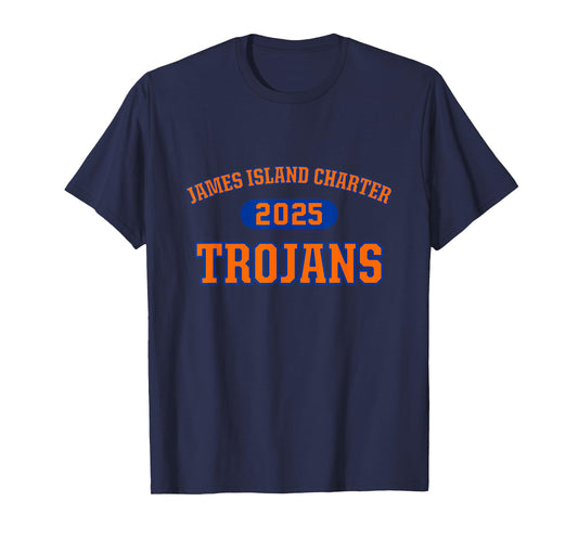 James Island Charter Trojans High School Arch 2025 T-Shirt