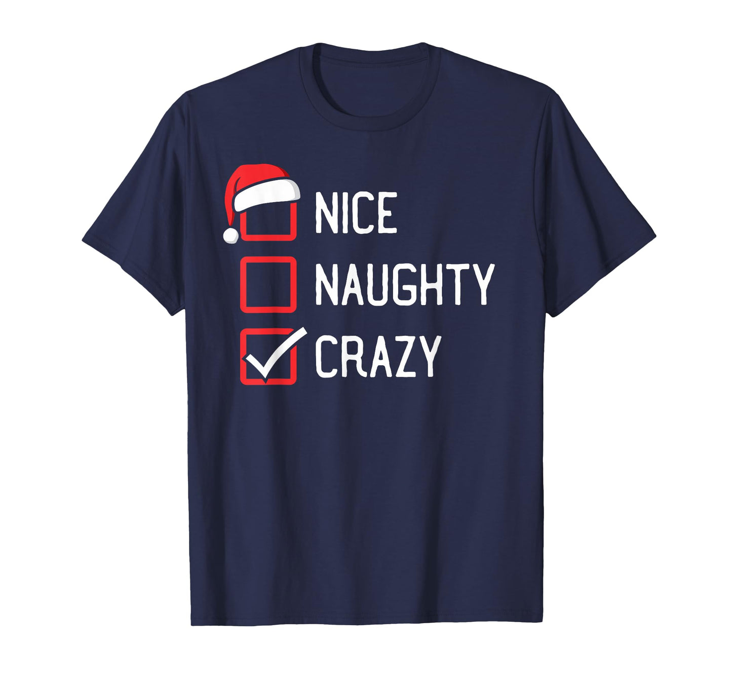 The List Group Family Matching Shirts By HumorPack Unisex-Kids Black Christmas T-Shirt