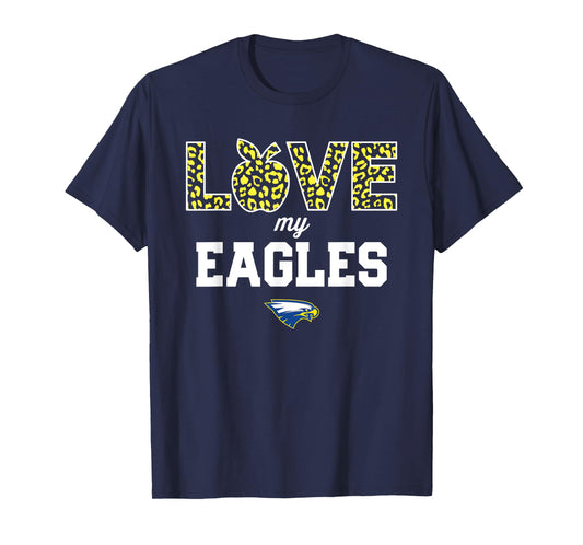 Etowah Eagles Logo Love My Team HS T-Shirt