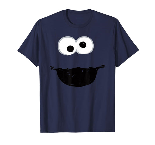Sesame Street Cookie Monster Crayon Sketch Halloween Costume T-Shirt