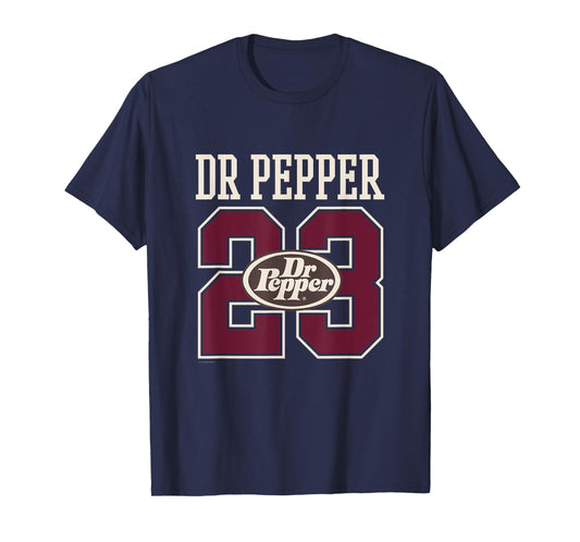 Dr. Pepper 23 Flavors Retro Collegiate Sport Style T-Shirt