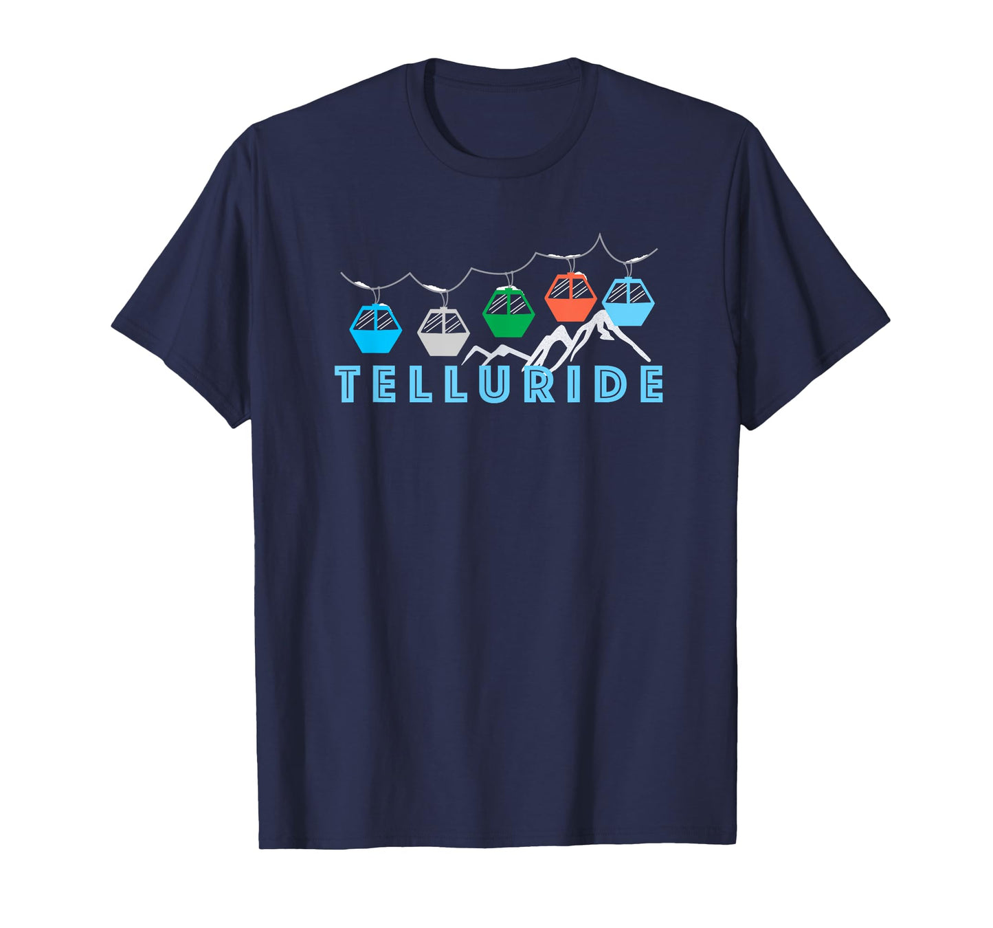 Telluride Ski Mountain Gondola - Telluride, Colorado T-Shirt