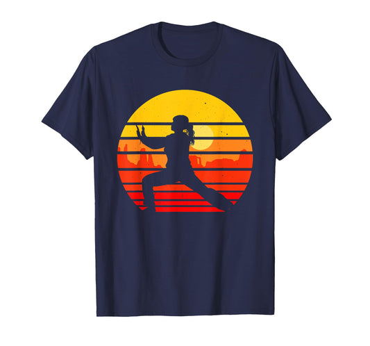 Vintage Tai Chi Martial Arts Fighter Retro Qi Gong T-Shirt