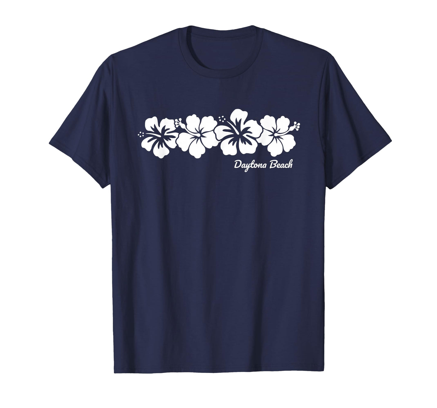 Daytona Beach Florida Hibiscus Flower Souvenir Mens Womens T-Shirt