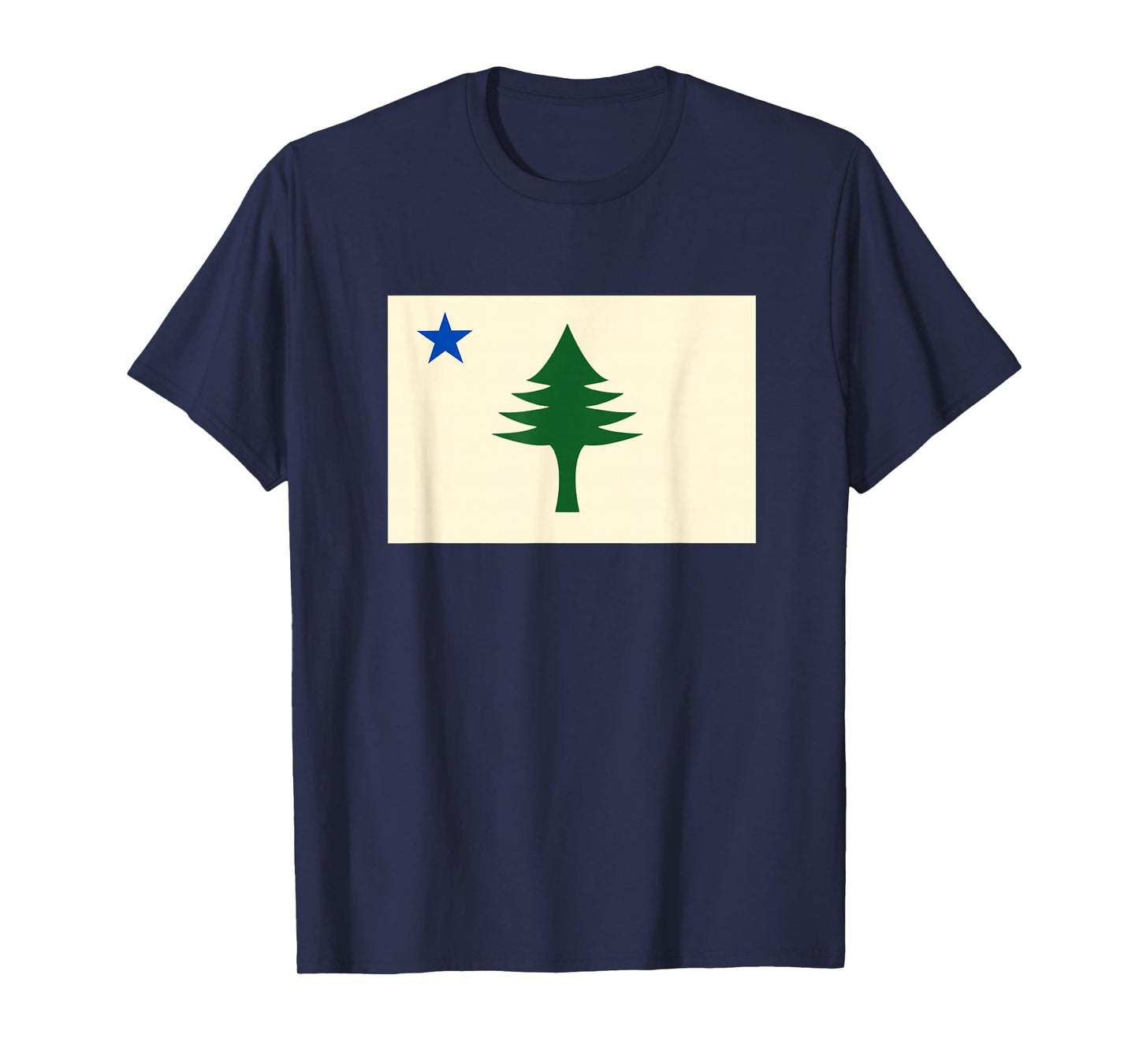Flag of Maine Shirt 1901 Maine State Flag Pine Tree State T-Shirt