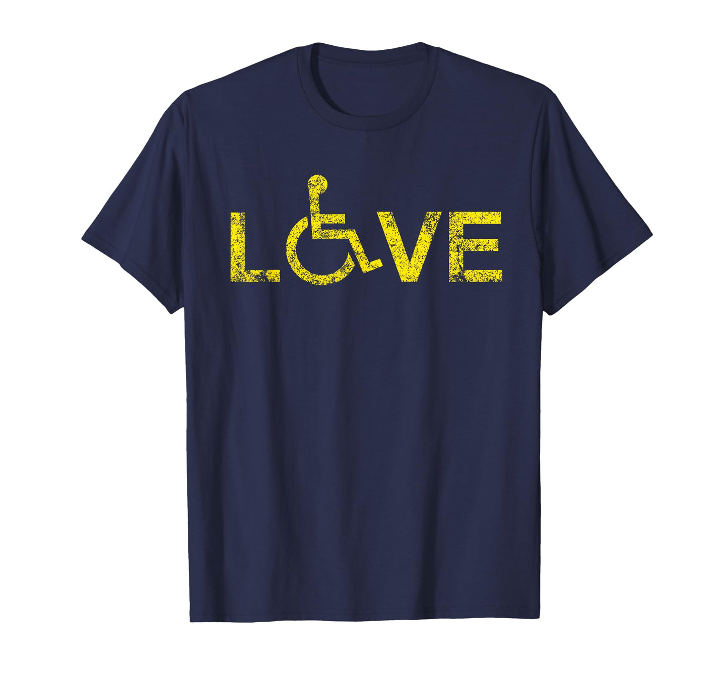 Handicap Wheelchair Love Tee T-Shirt