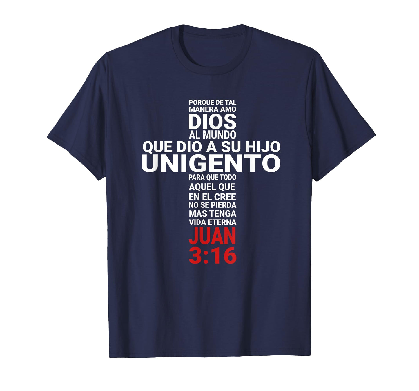 Juan 3:16 John Playera Camisa T-Shirt
