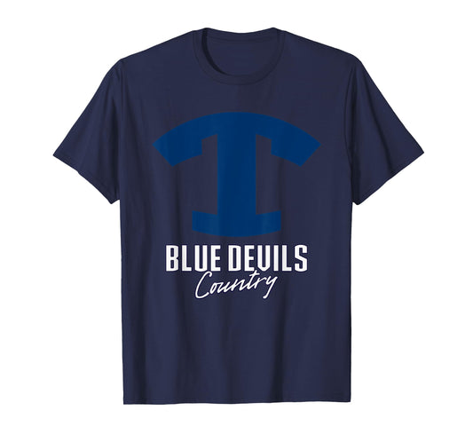 Tift County Blue Devils Logo Country HS T-Shirt