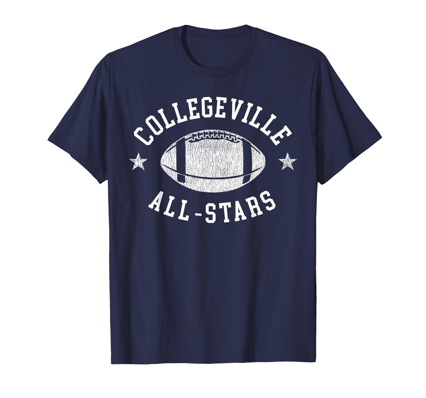 Collegeville Vintage All-Stars Football Retro 80s T-Shirt