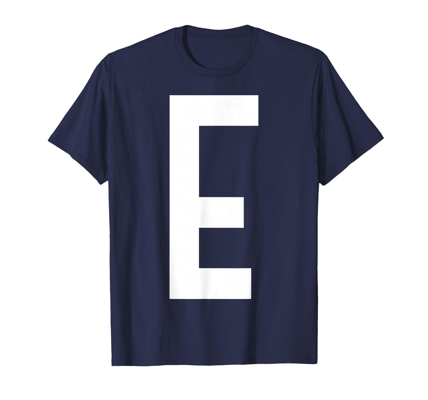 Letter E Funny Group Matching Christmas Costume 2025 Family T-Shirt