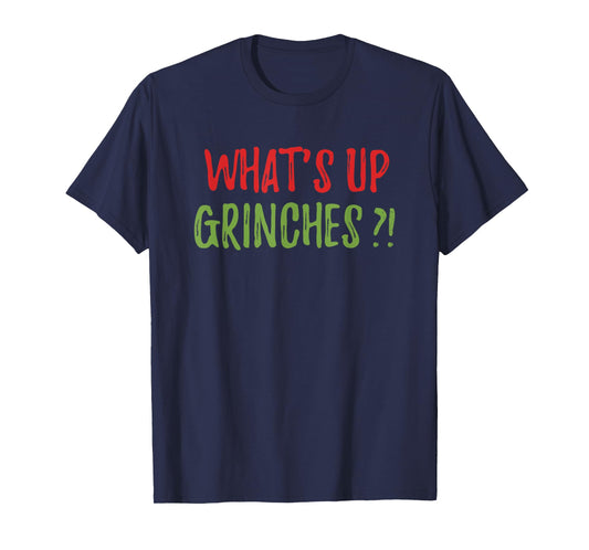 What's Up Party Pooper Funny Christmas Xmas Greeting Pajamas T-Shirt