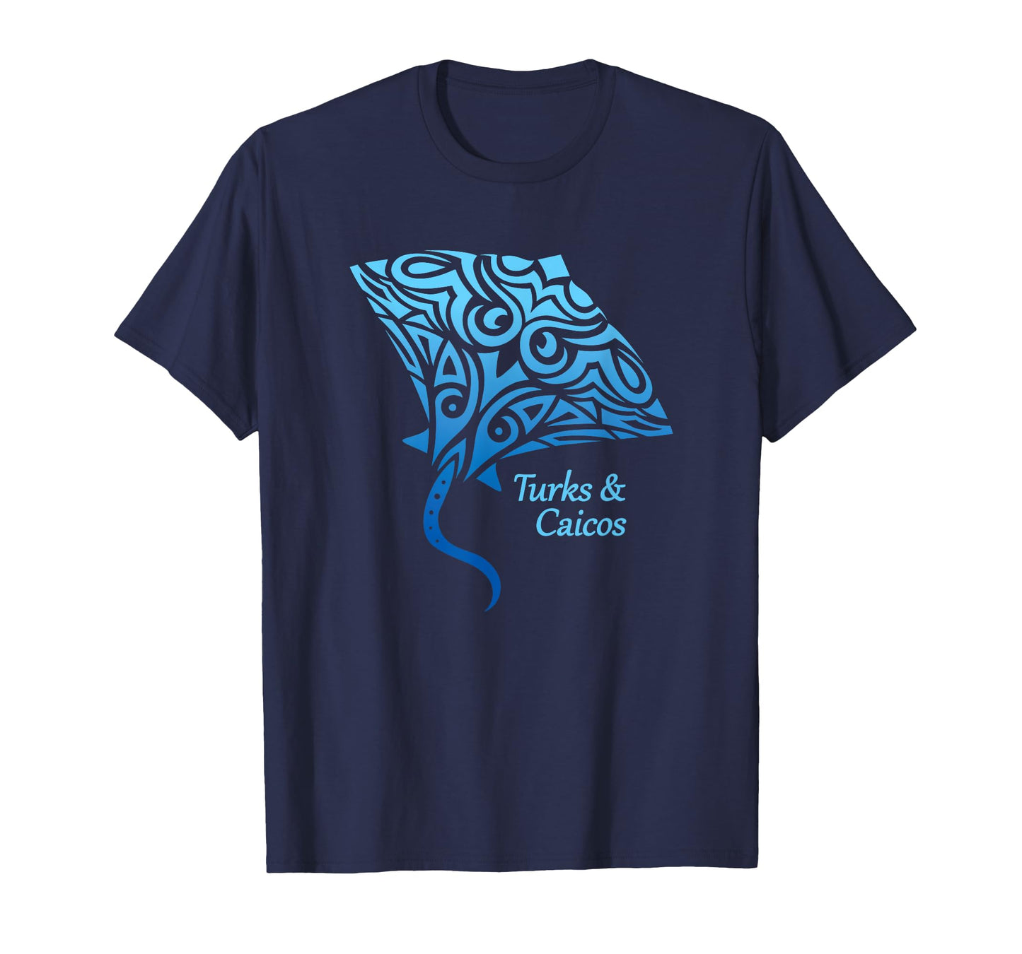 Turks and Caicos Islands Stingray Mens Womens 2024 Vacation T-Shirt