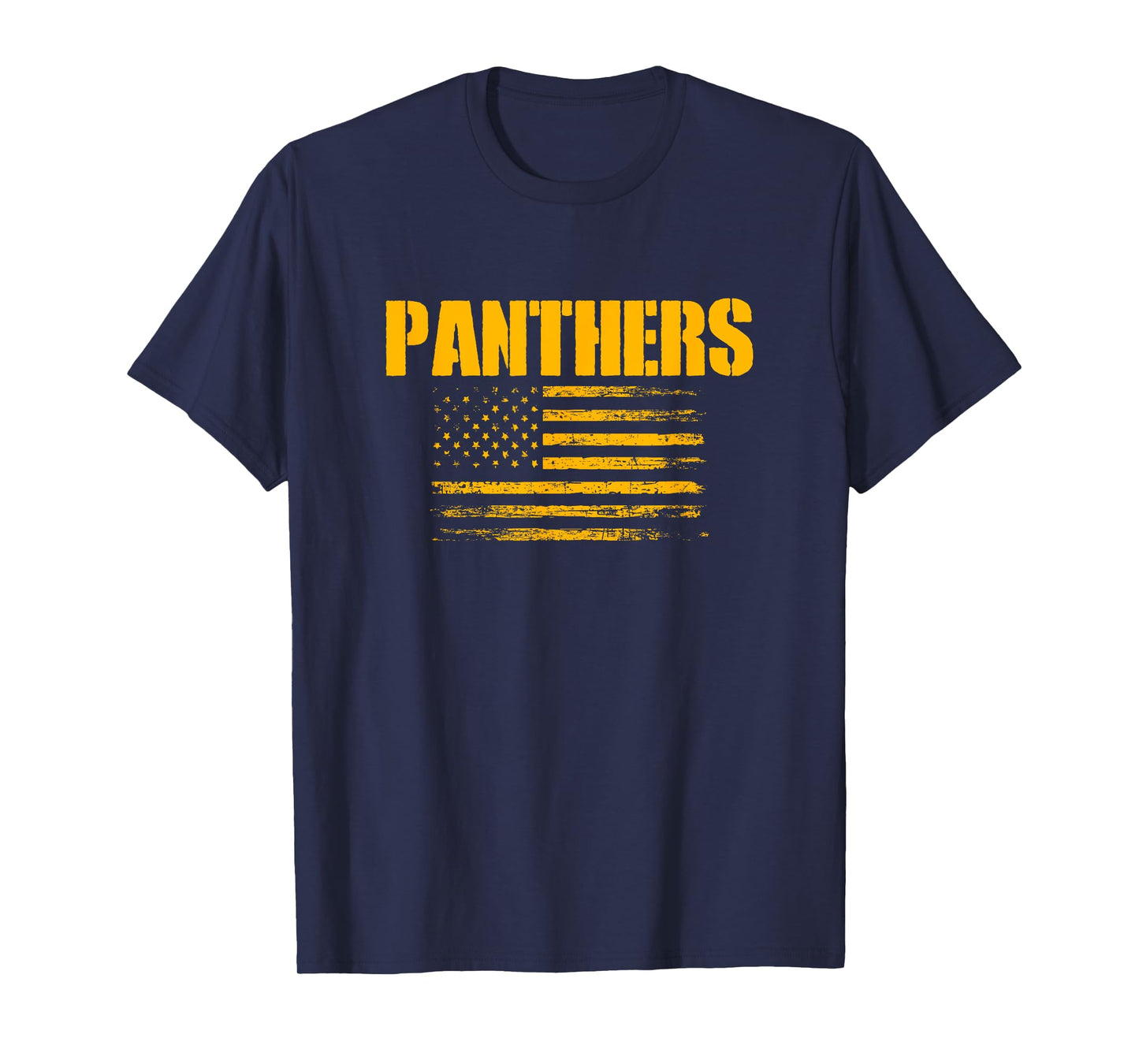Lufkin Panthers USA Flag Pride T-Shirt