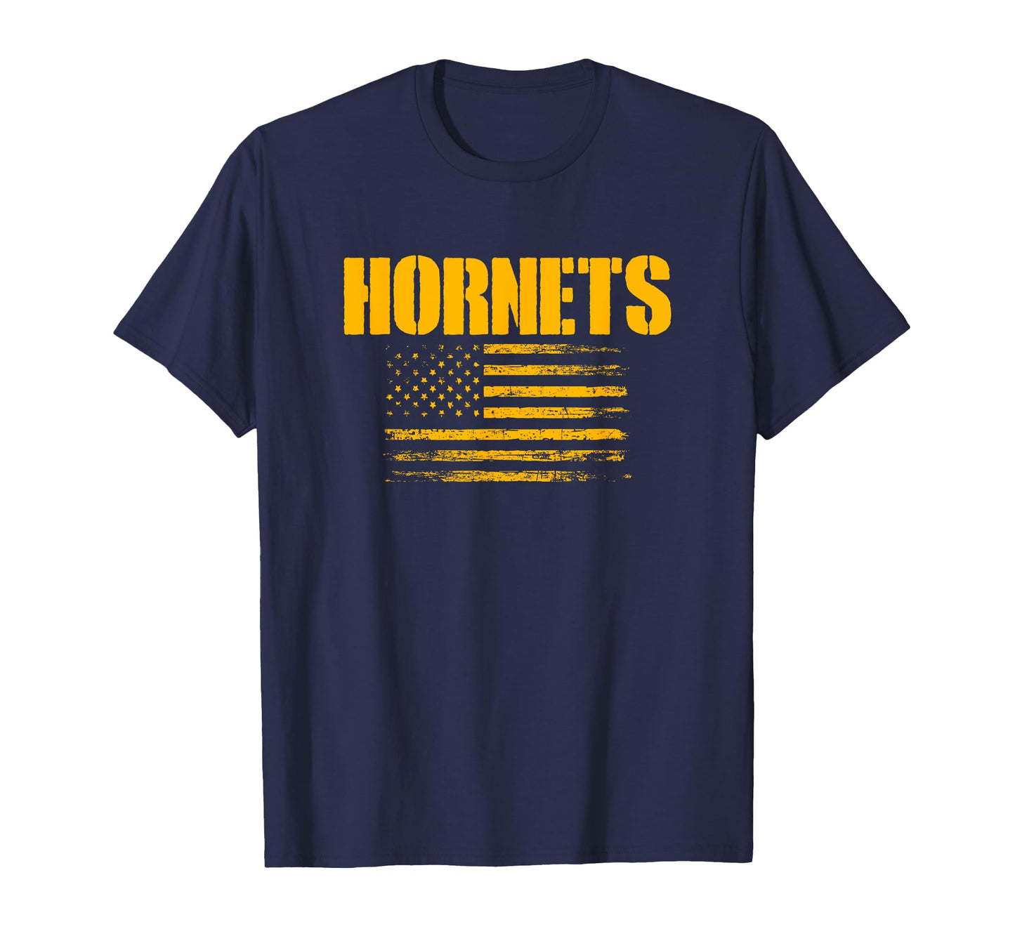 Yulee Hornets USA Flag Pride T-Shirt