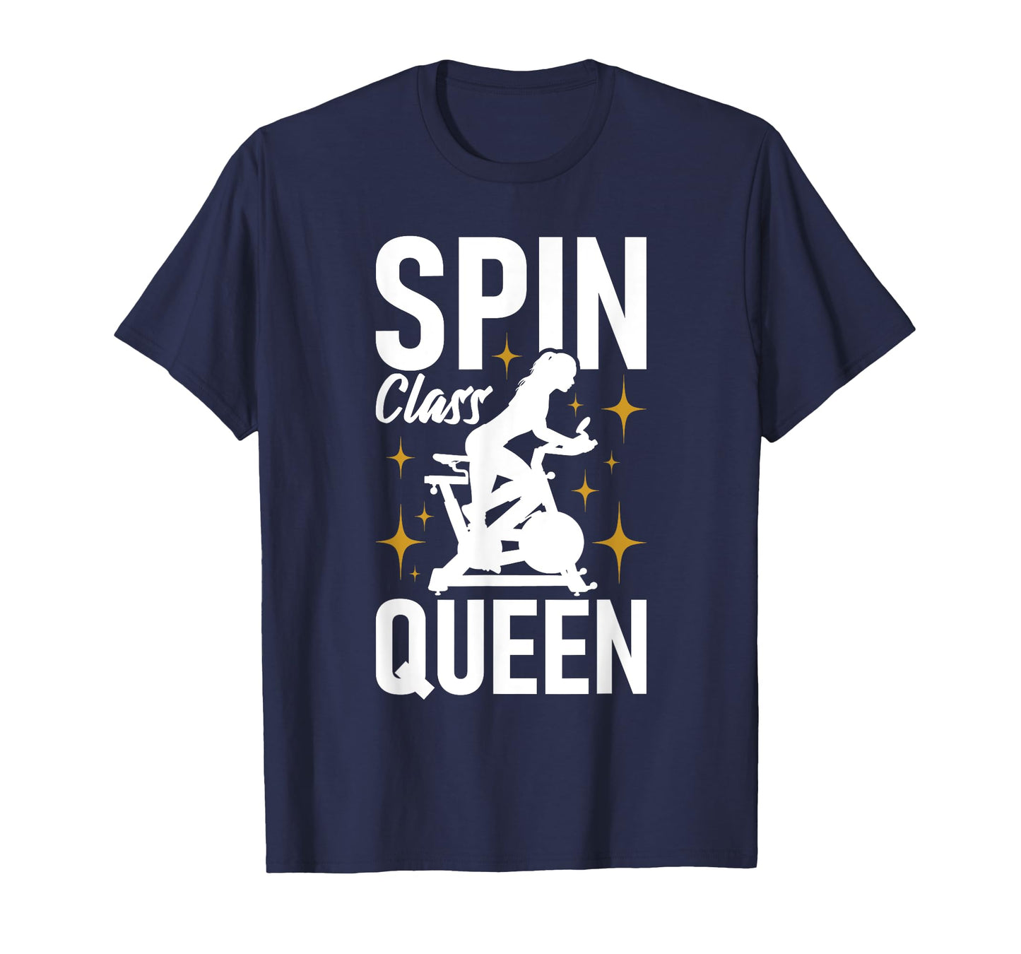 Spin Class Queen - Cyclist Lover Indoor Spinning Gym Fitness T-Shirt
