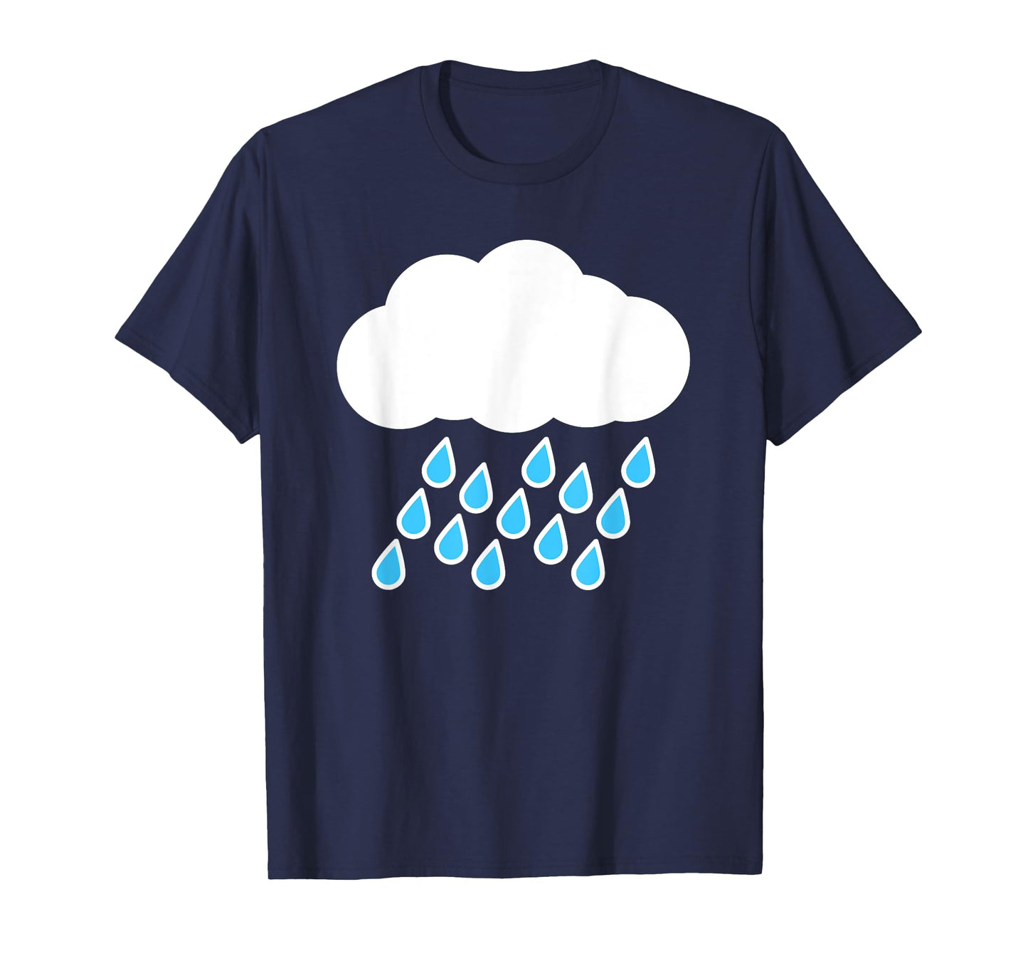 White Clouds Rain Drop Costume T-Shirt