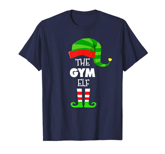The GYM ELF Group Matching Family Christmas PJS T-Shirt