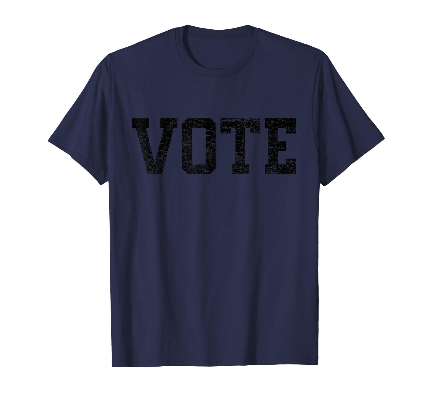 Vote Tshirt Women Men Distressed Text 2024 Election T-Shirt