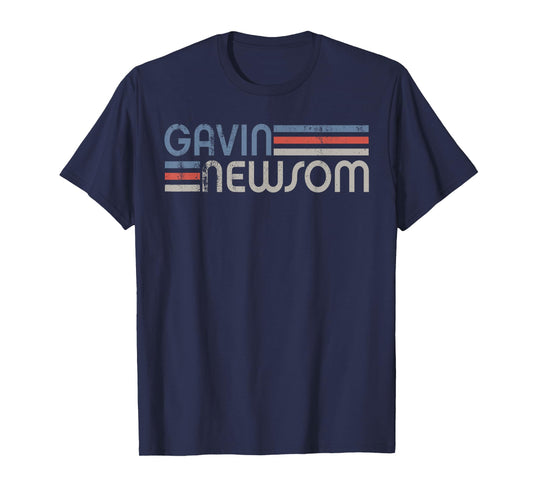 Vintage Gavin Newsom 2028, Newsom For President 2028 T-Shirt
