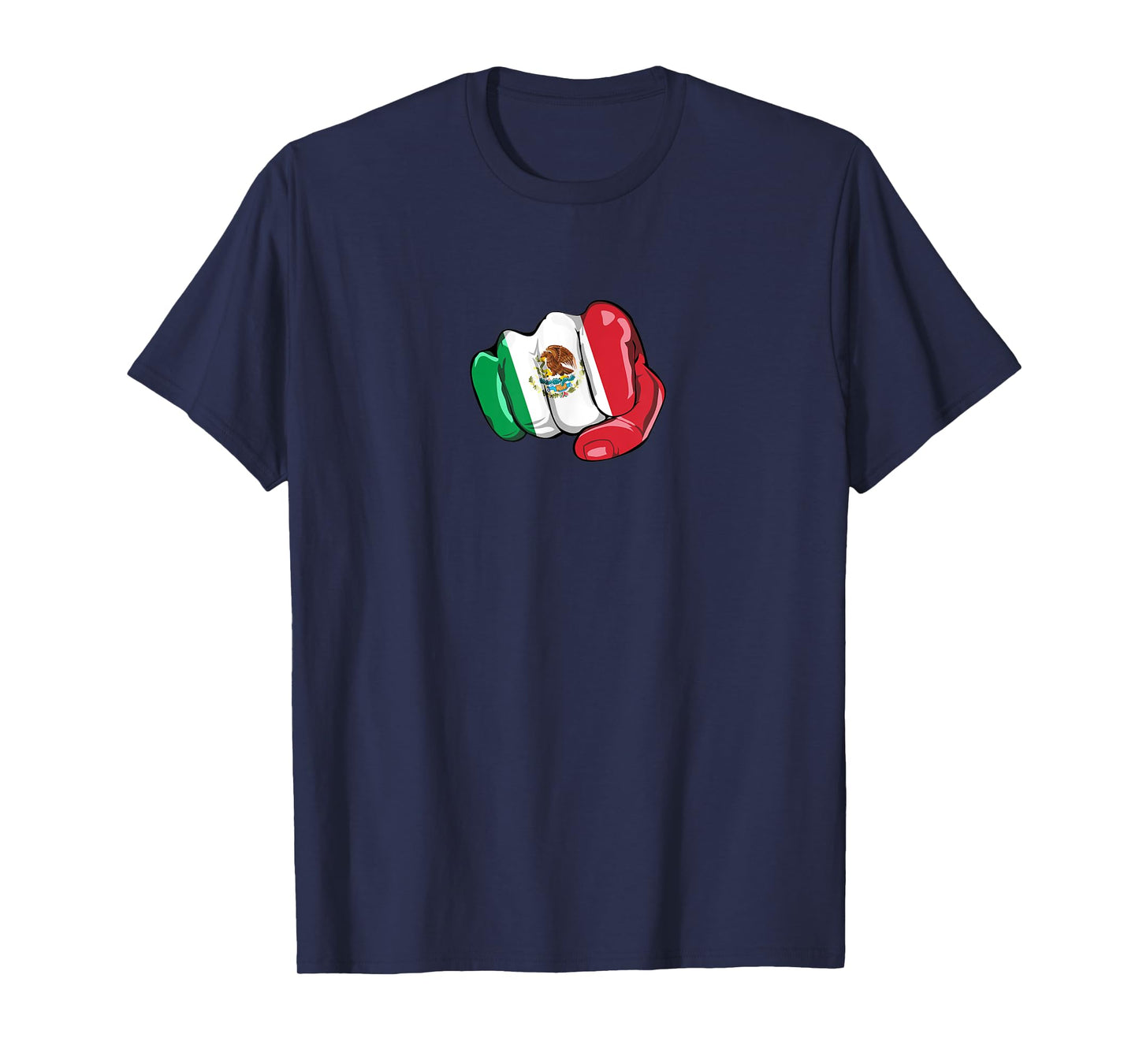 Mexican flag Respect Universal Language Hand Fist Gift T-Shirt