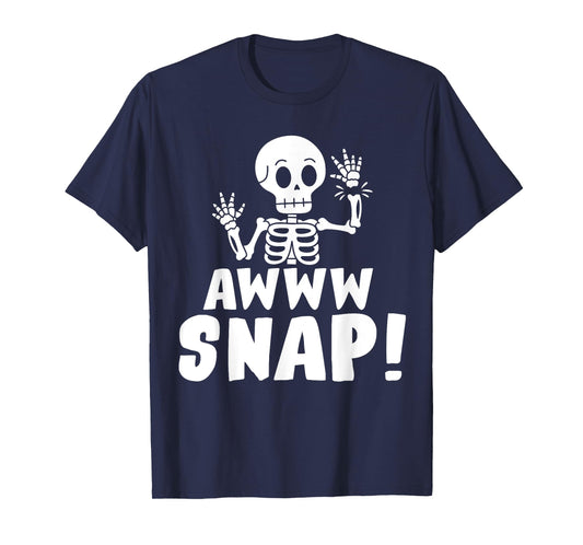 Skeleton Injury Wrist Surgery Recovery Aw Snap Broken Arm T-Shirt