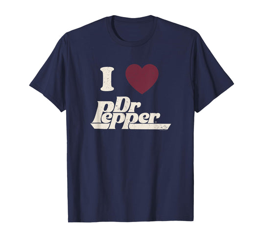Dr. Pepper Valentine's Day I Heart Dr. Pepper Retro T-Shirt