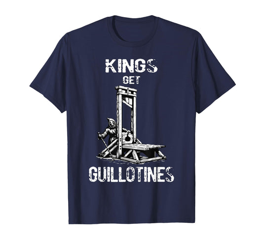 Funny Kings Get Guillotines Kings day Kings vintage T-Shirt