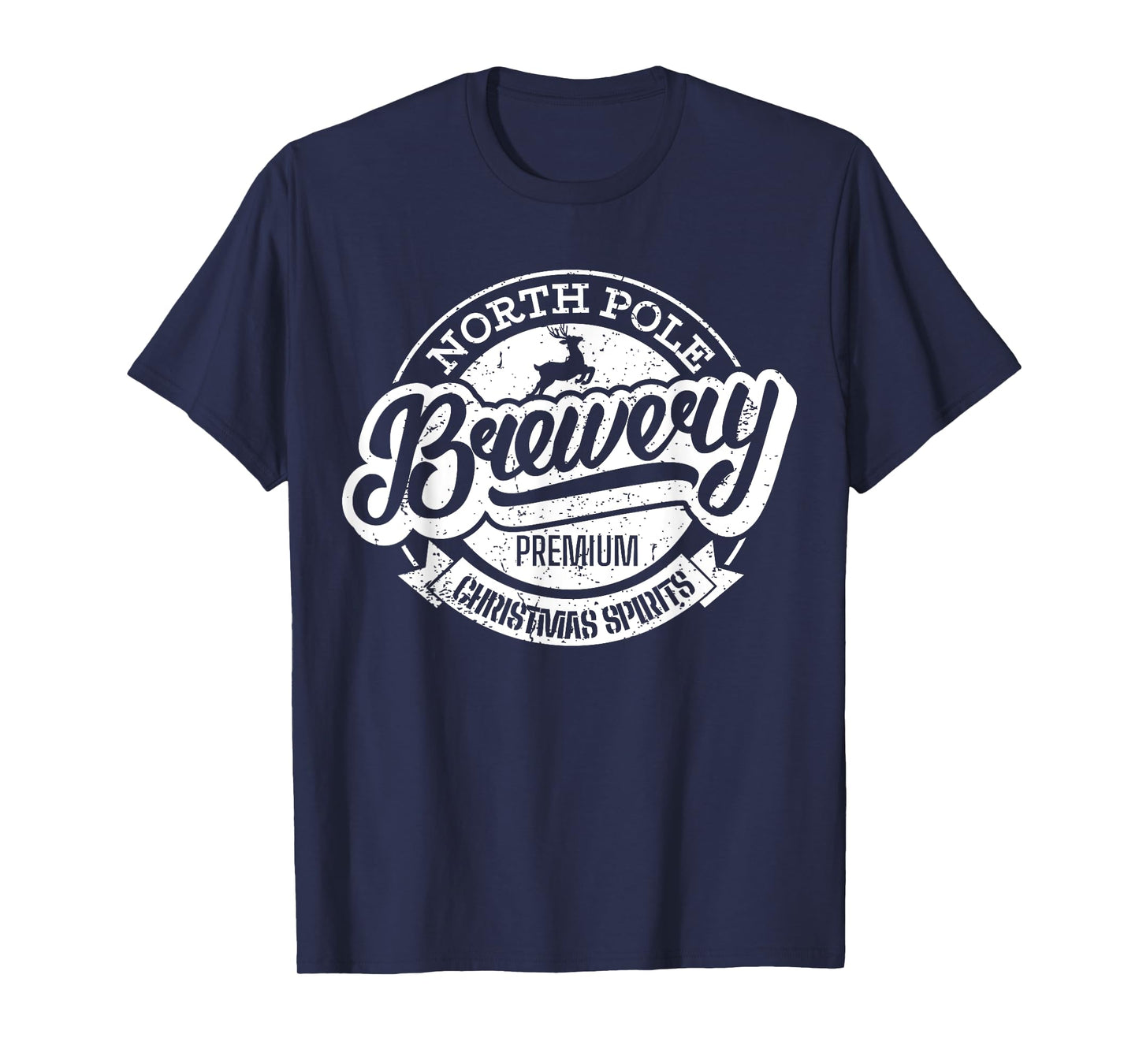 Funny Family Christmas North Pole Brewery Cute Xmas Holiday T-Shirt