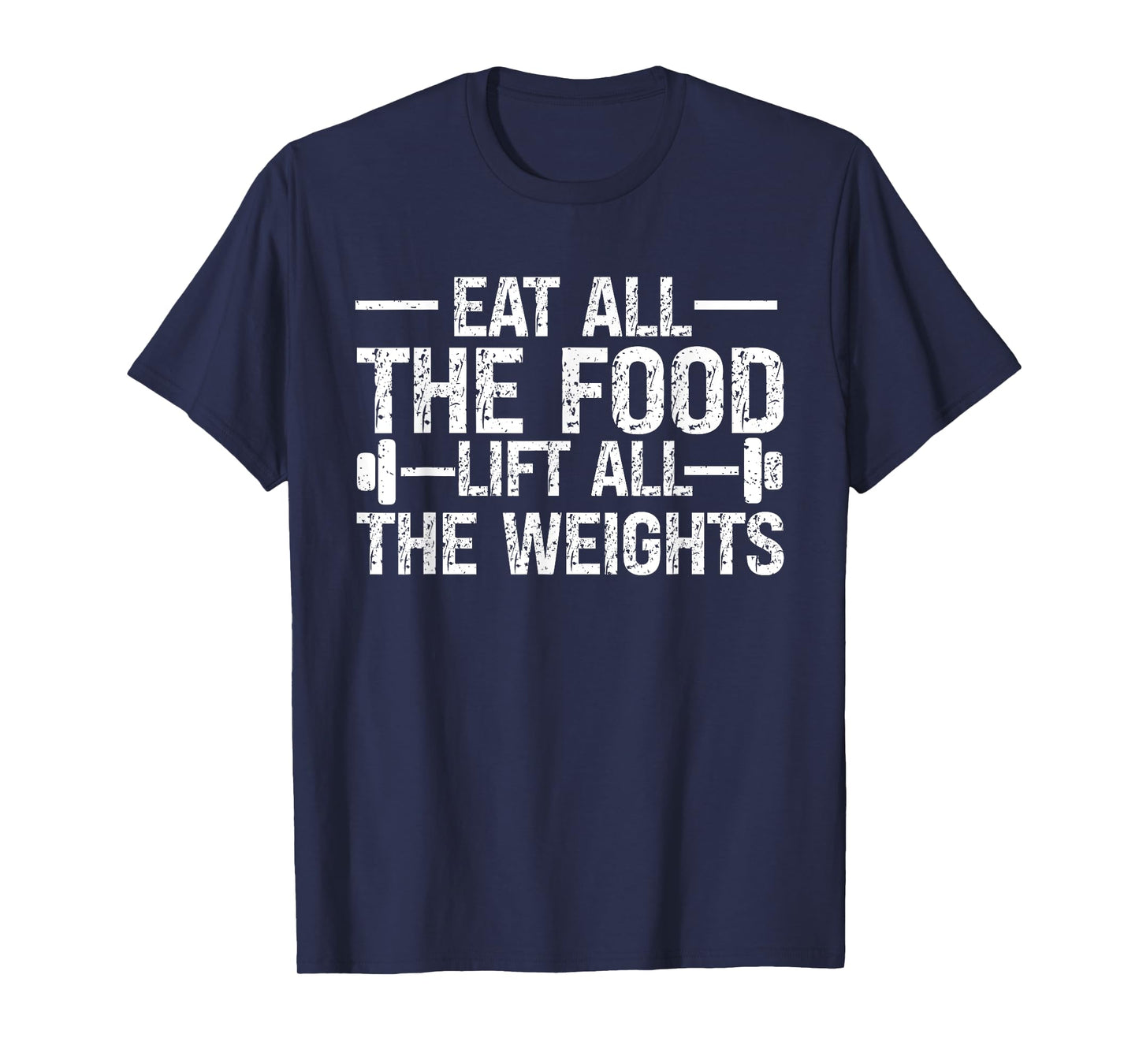 Funny Workout Lifting Weights eating food Weightlifting GYM T-Shirt