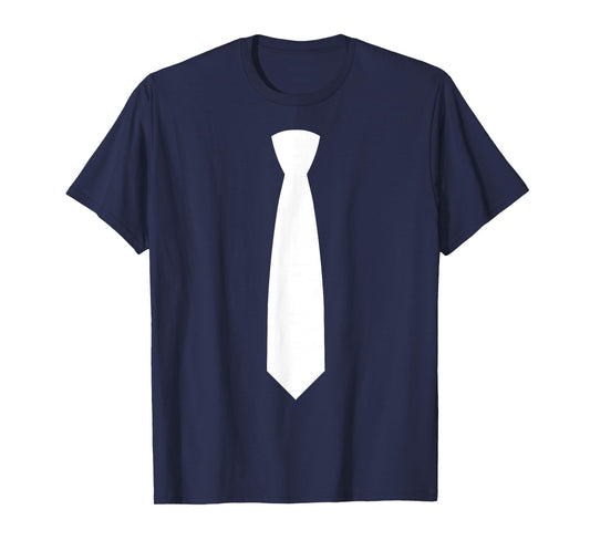 Tie On It Business Dress Code Elegant Costume Fun White Tie T-Shirt