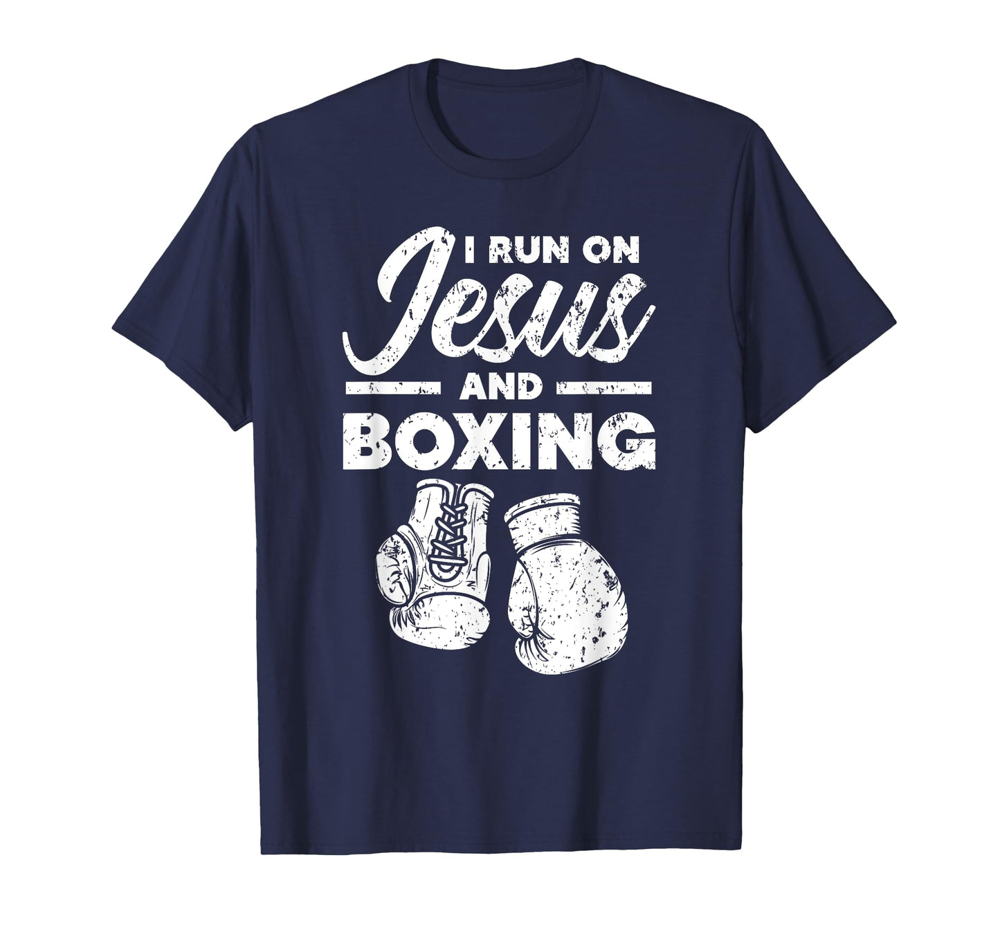 Jesus And Boxing Christian Professional Boxer Sport Knockout T-Shirt