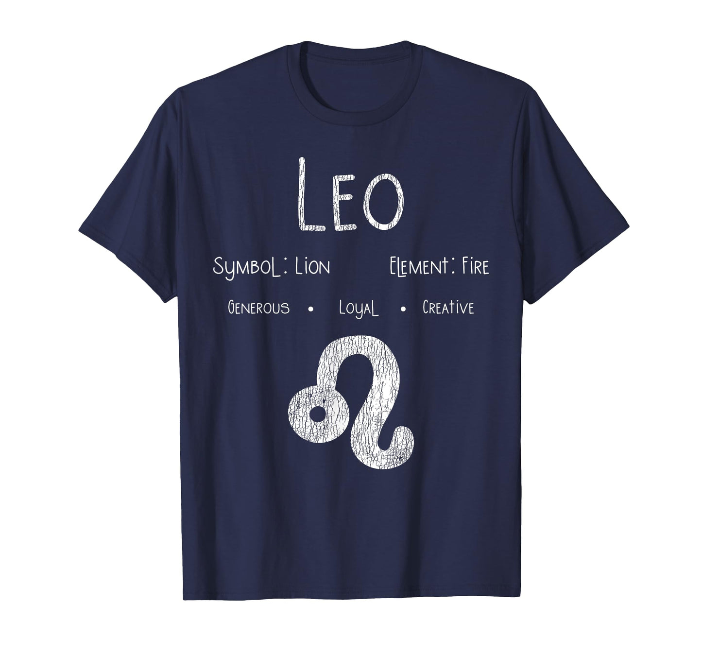 Vintage Leo Birthday Horoscope Zodiac Sign Astrology Bday T-Shirt