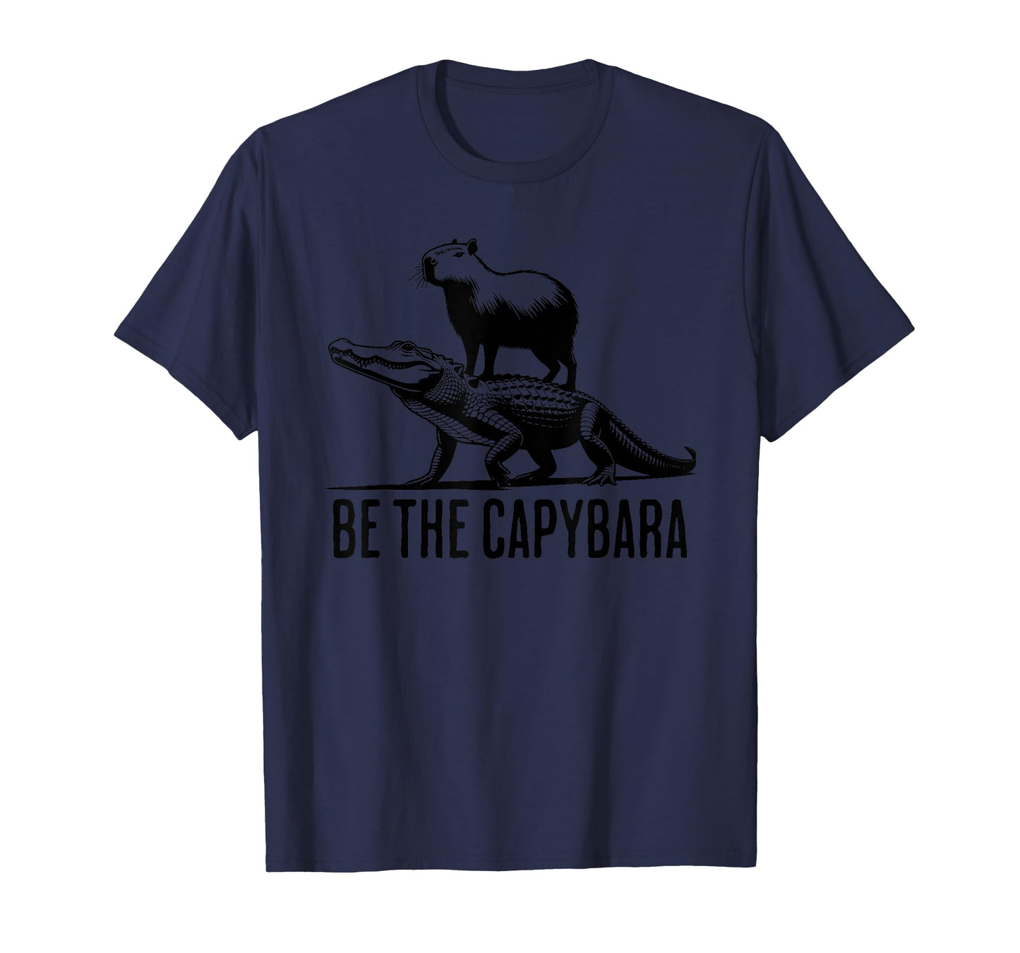 Vintage Funny Be The Capybara Riding Gator T-Shirt