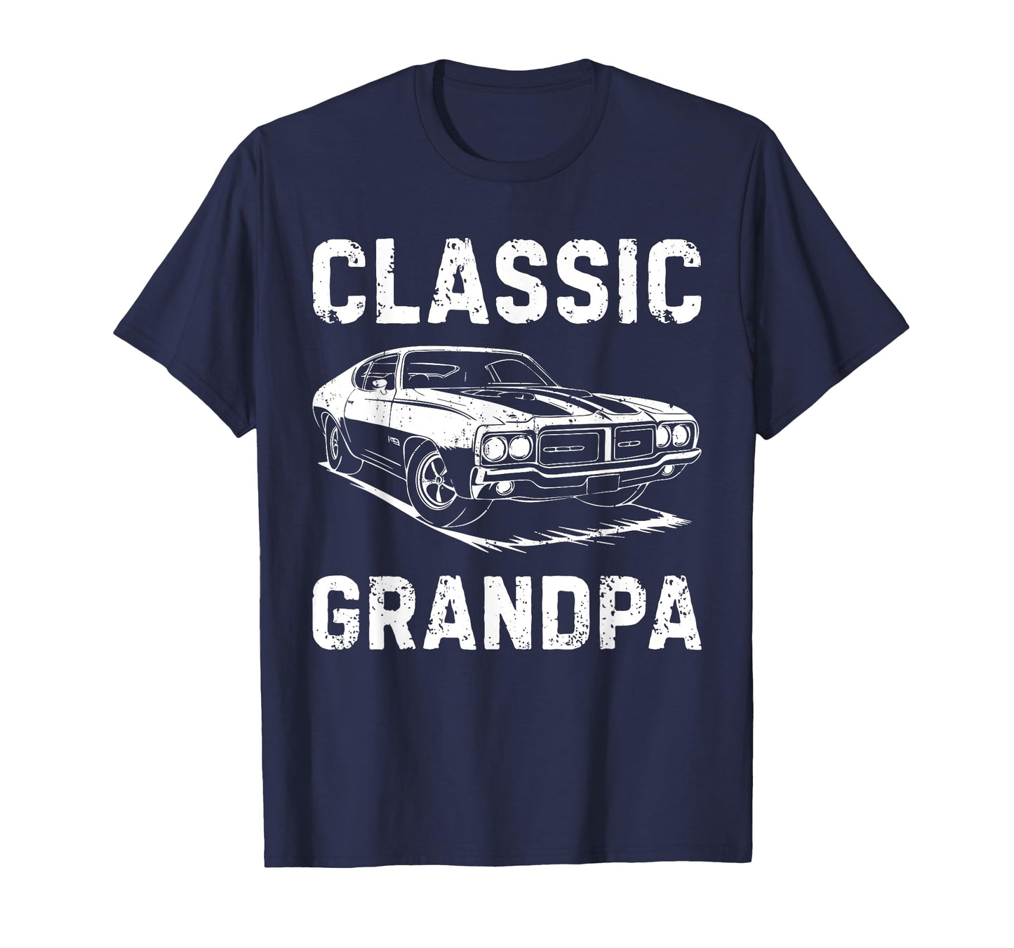 Classic Grandpa Shirt Funny Men Old Classic Car Lover T-Shirt