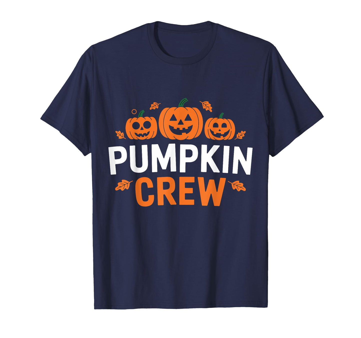 Pumpkin Crew Funny Matching Pumpkin Patch Family T-Shirt