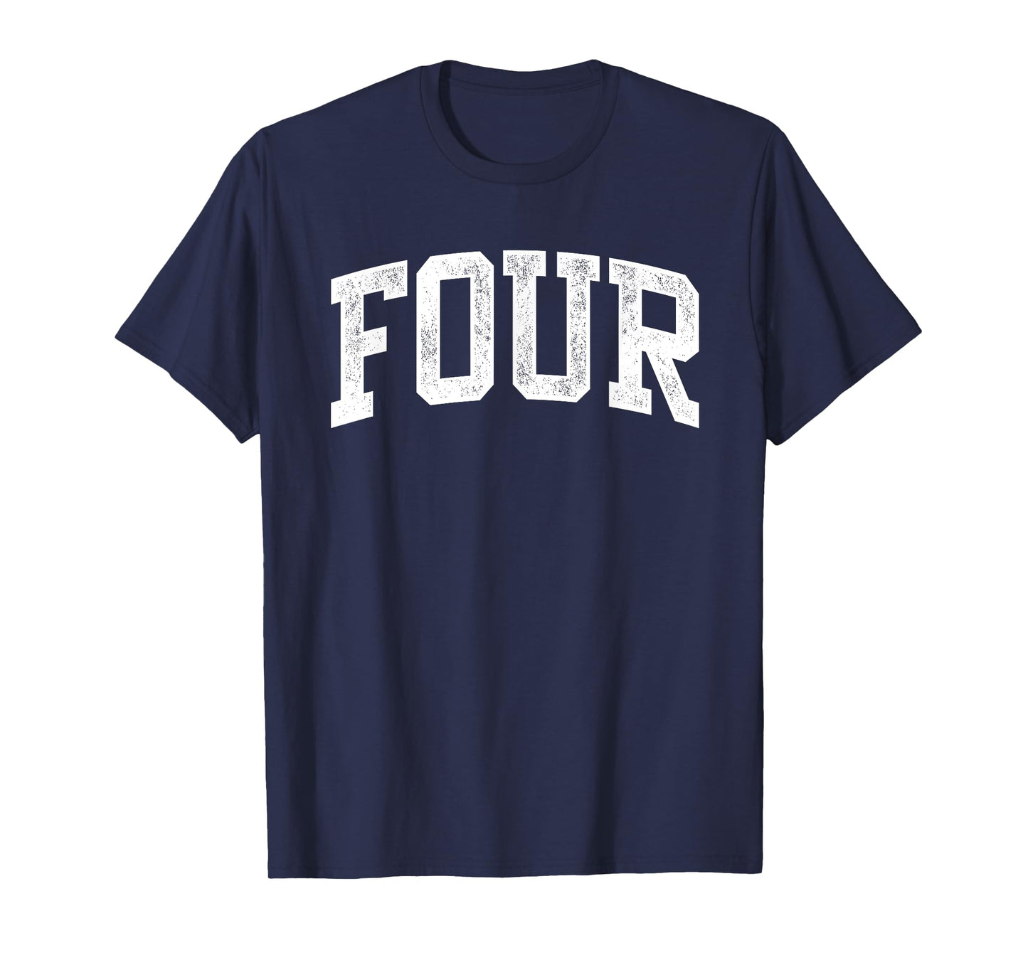 Four Minimalist 4th Birthday Design 4-Year-Old T-Shirt