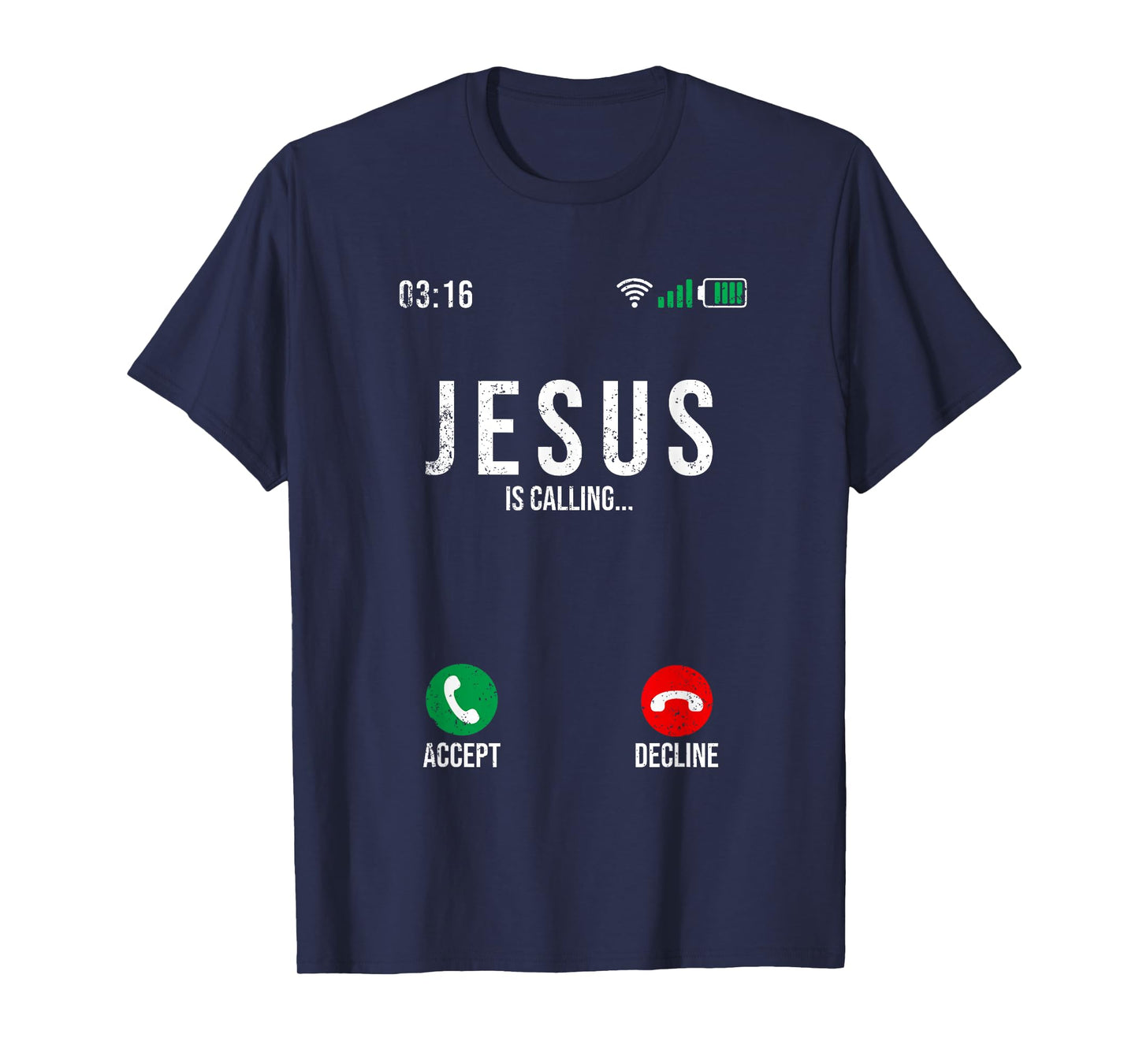 Jesus Is Calling - Jesus is calling I must go T-Shirt
