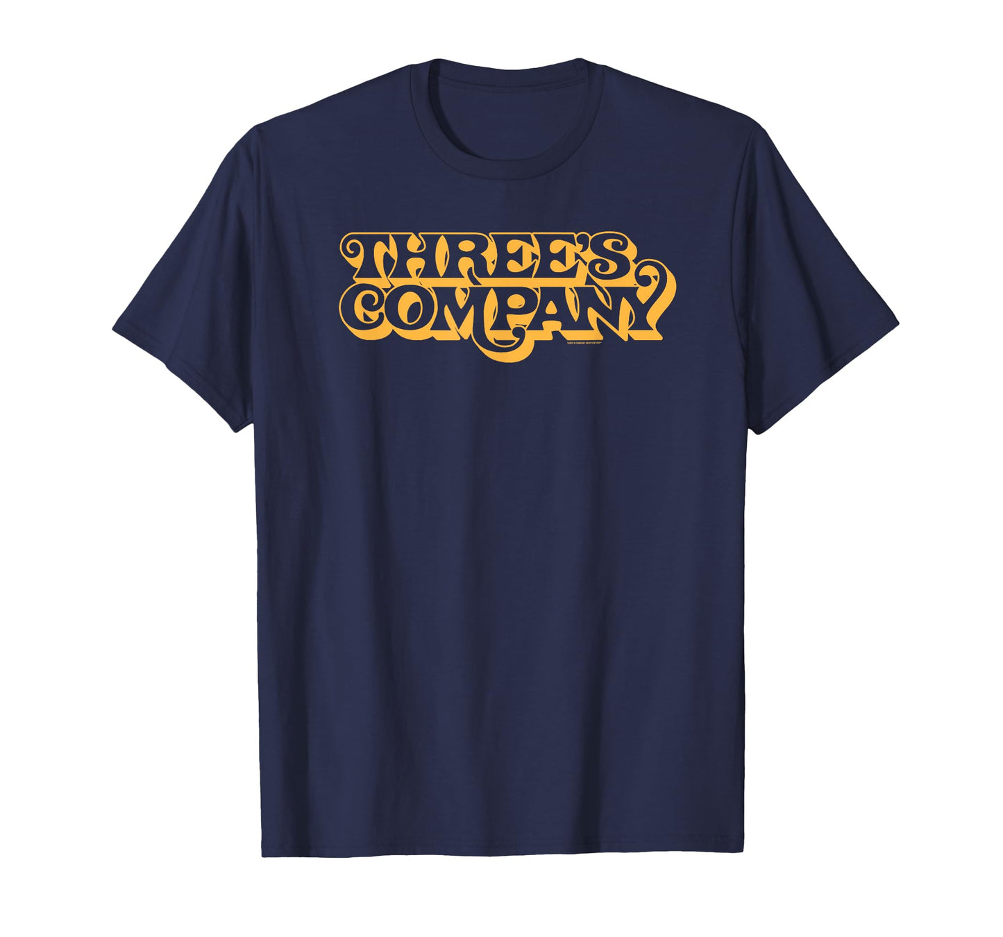 Three's Company Retro TV Show Logo T-Shirt