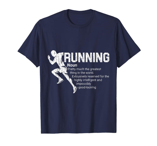 Running Definition Funny Marathon Runner Graphic T-Shirt