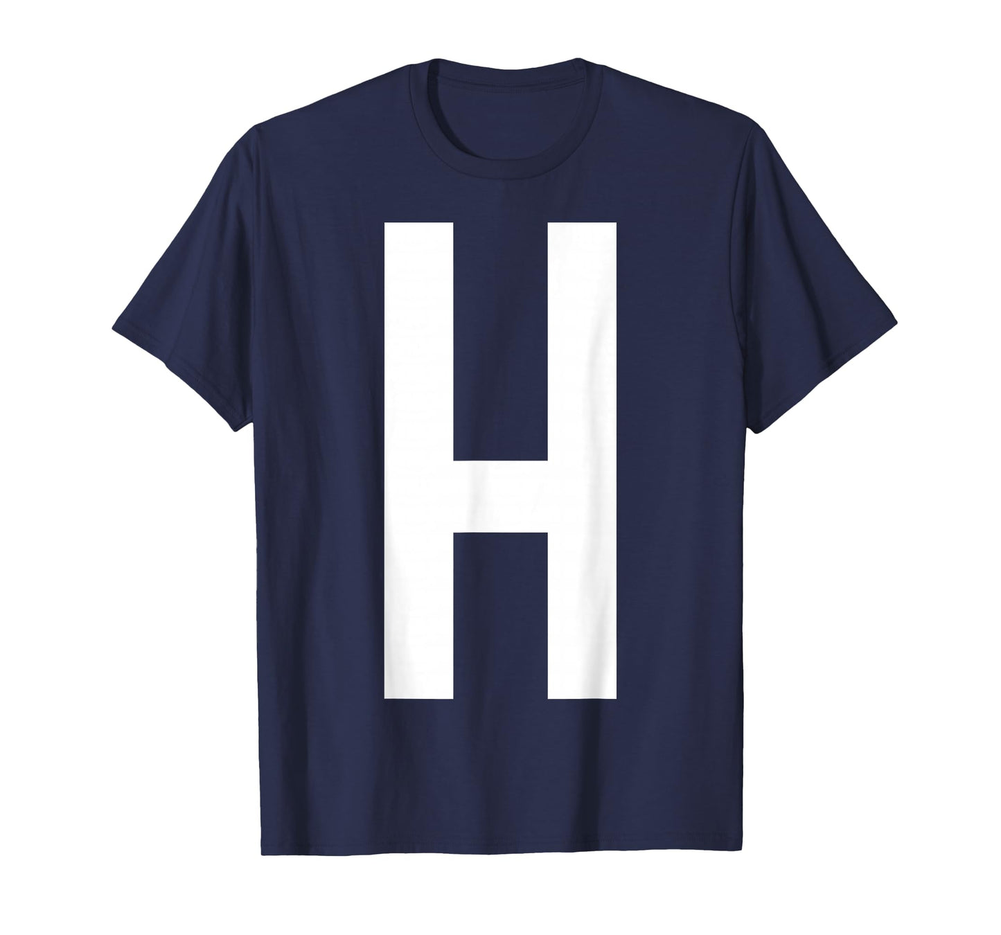 Letter H Funny Group Matching Christmas Costume 2025 Family T-Shirt