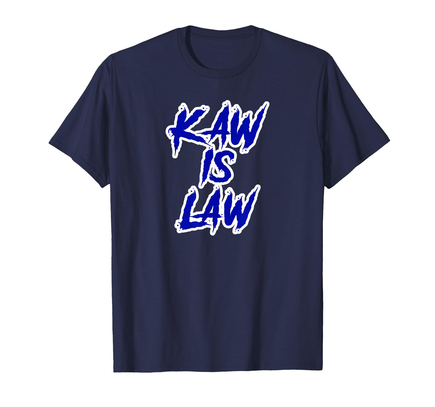 Football Saturday KaKaw Is Law Battlehawks St. Louis Football Tailgate T-Shirt - Black, Unisex-Adults, Regular Fit, Short Sleeve, T-Shirt, 1 Count, Small