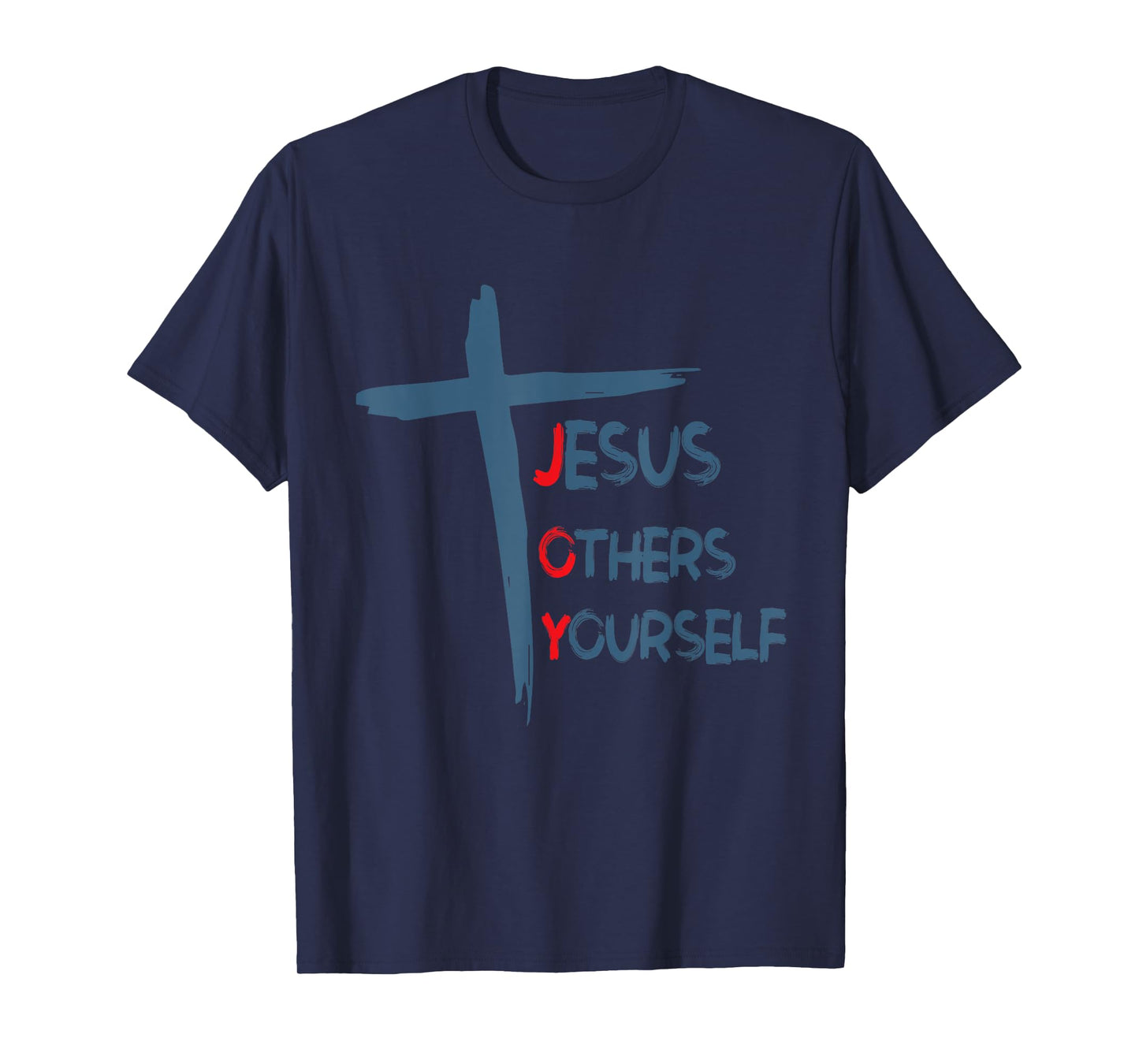 JOY Jesus Others Yourself Christian Cross T-Shirt