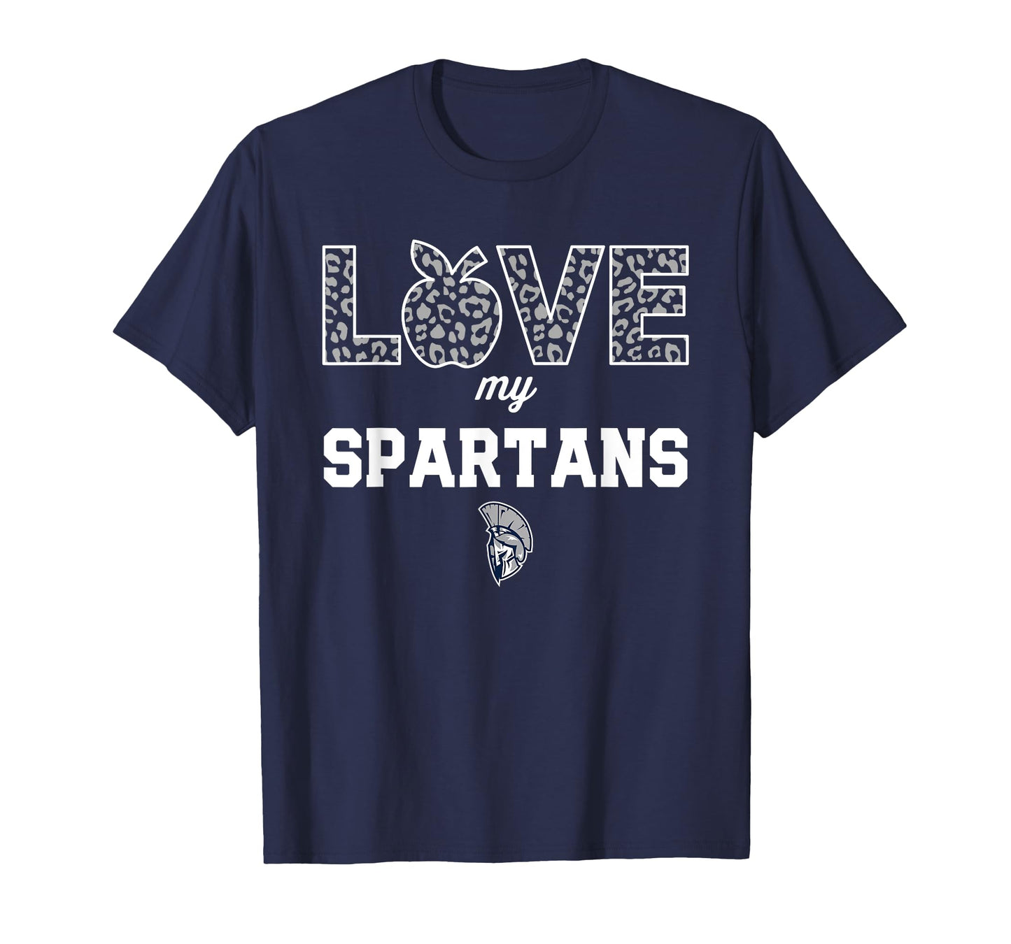 West Hall Spartans Logo Love My Team HS T-Shirt