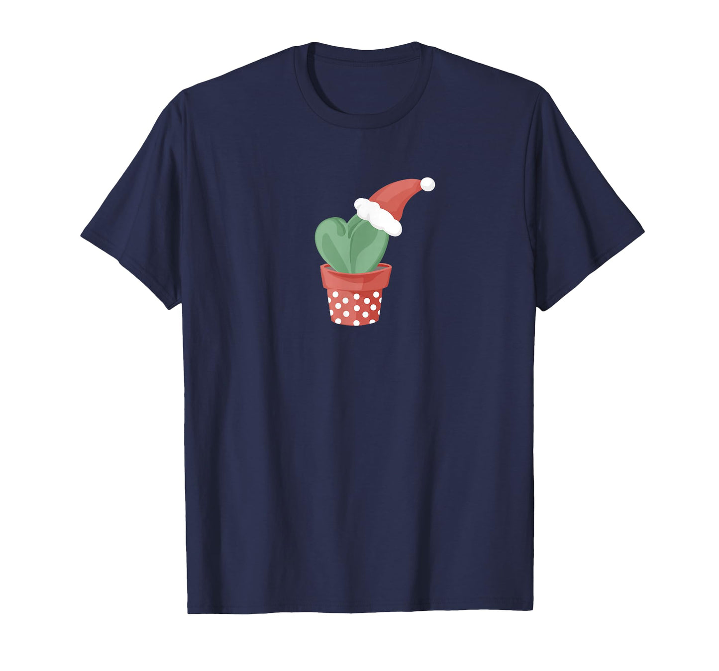 Plant Mama Christmas, Hoya Heart Santa Hat, Succulent Lover T-Shirt
