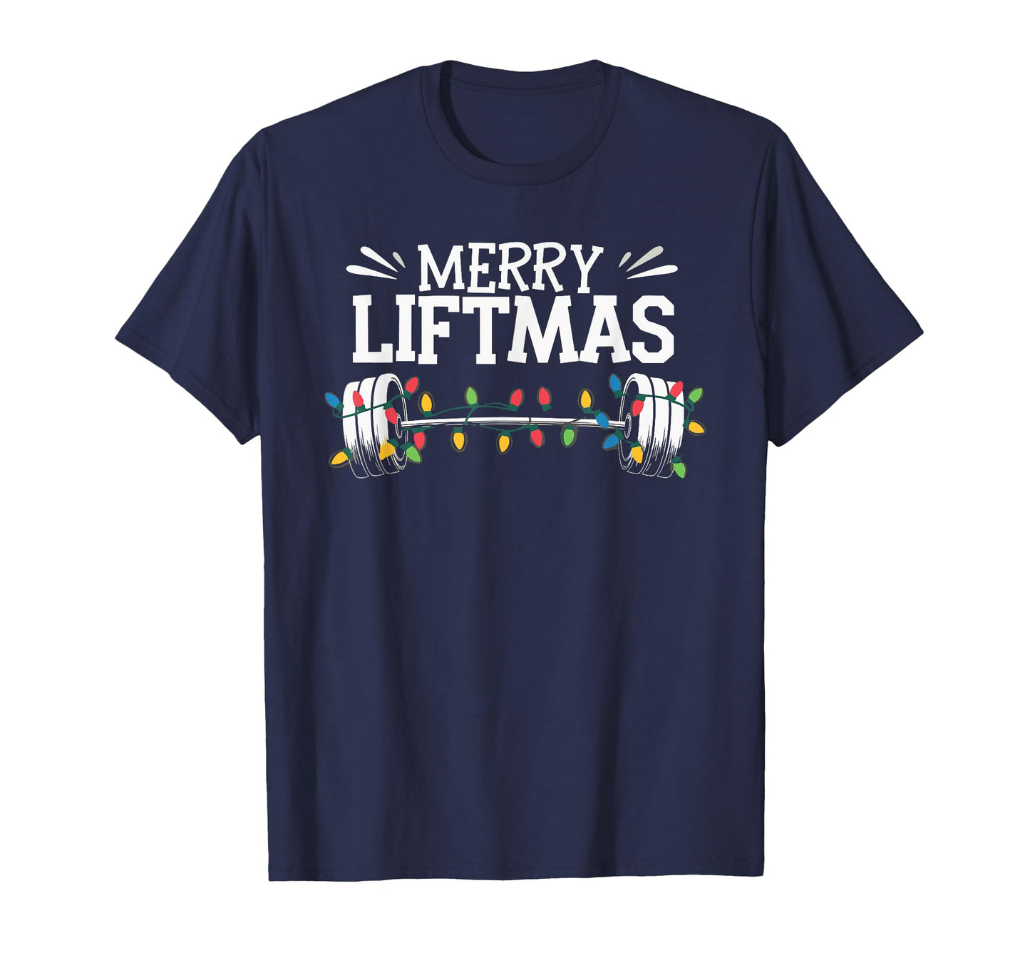 Merry Liftmas Weightlifter Fitness T-Shirt