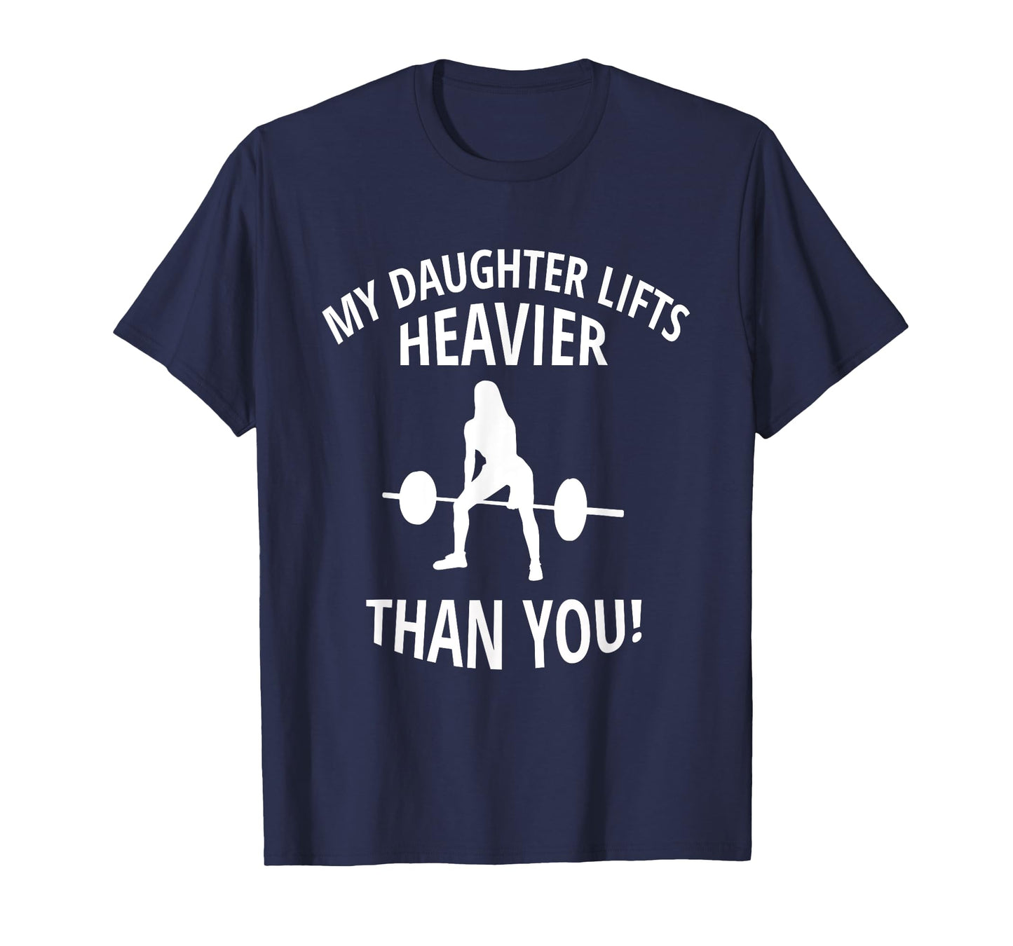 Funny for daddys with strong daughters - Unisex-Adults Training T-Shirt - Black, Small