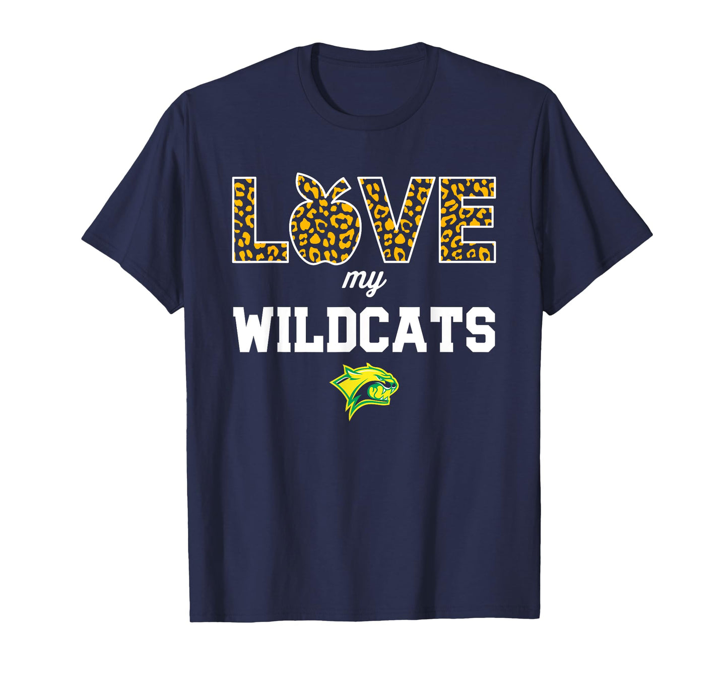 Walker Wildcats Logo Love My Team HS T-Shirt